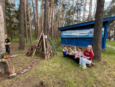 Конкурс поделок из природного материала "Талисман лагеря Яльчик".