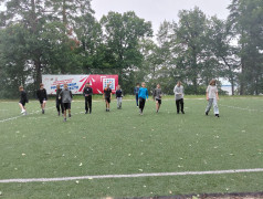 В нашем лагере Услада начал свою работу спортивный кружок по футболу, который открыл двери для всех желающих.