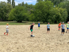 Турнир по пляжному футболу в ДОЛ "Локомотив"