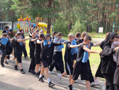 В нашем лагере состоялась учебная пожарная эвакуация. 