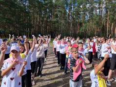 В нашем лагере состоялась учебная пожарная эвакуация. 