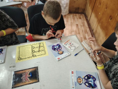 Первое занятие у квадронавтов и суперагентов во 2 смене ДОЛ "Яльчик"