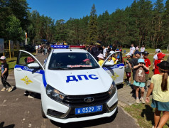 Встреча с представителями ГИБДД в ДОЛ "Яльчик"