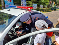 Встреча с представителями ГИБДД в ДОЛ "Яльчик"