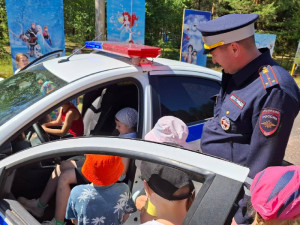 Встреча с представителями ГИБДД в ДОЛ 