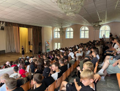 Встреча с представителями ГИБДД в ДОЛ "Яльчик"