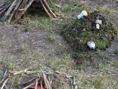 Конкурс поделок из природного материала в ДОЛ "Яльчик".