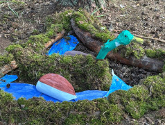 Конкурс поделок из природного материала в ДОЛ "Яльчик".