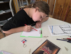 В нашем лагере продолжаются занятия по программам Железнодорожная игротека и Железное здоровье.