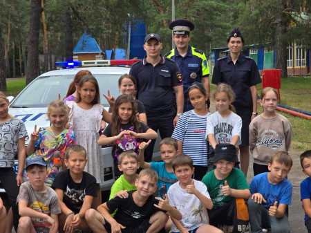 Встреча с представителями ГИБДД в ДОЛ 