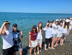 Первый день на море в ДОЛ "Экспресс" П. Солоники: знакомство с морскими правилами!