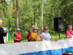 Линейка закрытия 2 смены 2023 г в лагере "Сосновый бор"