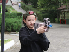 21 июня в лагере "Бештау" прошла команднаявоенно-тактическая игра "Лазертаг"