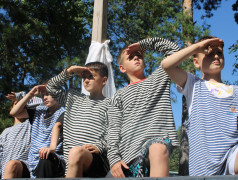 В рамках Дня единых действий лагерей ОАО &laquo;РЖД&raquo; поздравляем с Днем Военно-Морского Флота!