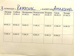 Встречаем 3 смену в Фоц МИНЕРАЛЬНЫЕ ВОДЫ