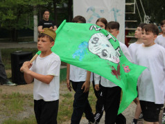 На территории Лета прошёл смотр строя и песни