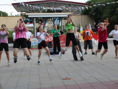 Закрытие Олимпийских игр в лагере Бештау