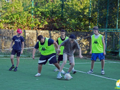 Футбольные страсти разгорелись сегодня на нашем поле!