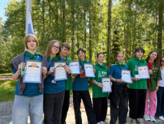 Линейка закрытия первой лагерной смены в лагере &laquo;Маяк&raquo;!