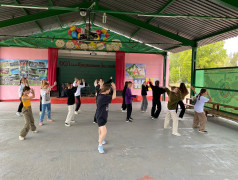 Танцевальный кружок в лагере К.С.Заслонова!