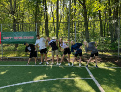 Волонтерский отряд "Локомотив добра" зарядил энергией утро в лагере!