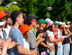 Вот и состоялось открытие смены у нас в лагере!