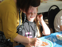 Волшебство шелковой росписи в "Ракете"