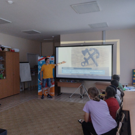 Играем и изучаем. “Тайм-лайн РЖД. Путешествие по истории” с лагере 