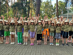 В ДОЛ "Зелёный огонёк" стартовала первая смена &mdash; "Военно-патриотическое лето"!✨