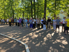 &laquo;Эстафета отрядных зарядок&raquo; в ДОЛ им.Ю.А.Гагарина