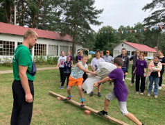 День физкультурника в нашем лагере
