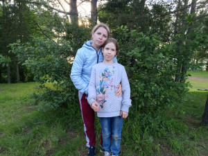 Михальченко Е.А. с дочкой Марией