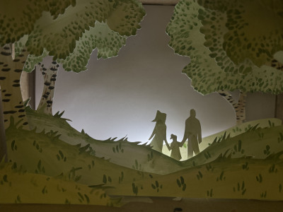 Лес воспоминаний с семьей 