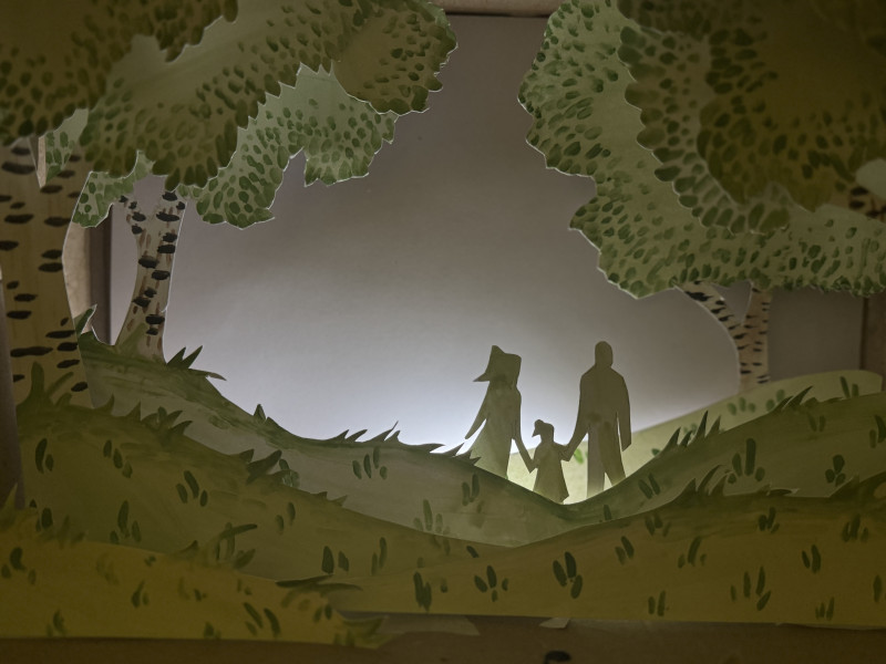 Лес воспоминаний с семьей 