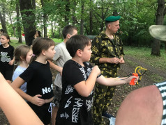 В ДОЛ &laquo;Костёр&raquo; состоялась военно-патриотическая игра &laquo;Зарница&raquo;.