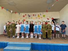 Торжественное открытие 1 смены "Поезд Победы"