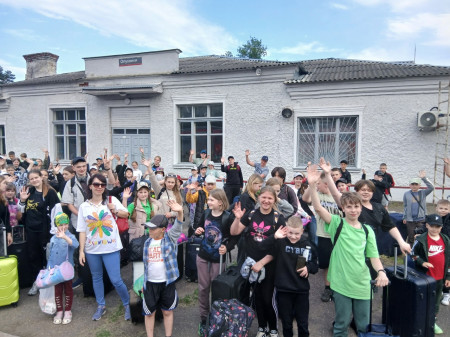 Встречай нас, любимый лагерь!