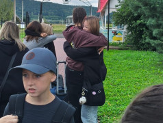 Начало третьей смены в Юном железнодорожнике