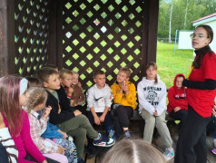 Начало третьей смены в Юном железнодорожнике