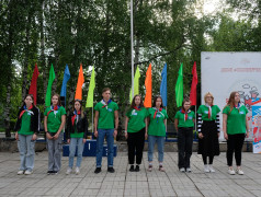 Торжественное открытие первой лагерной смены