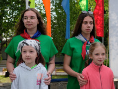 Торжественное открытие первой лагерной смены