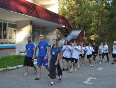 Торжественная линейка - открытие 4 лагерной смены