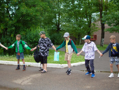 Первый день 3 смены в лагере "Восток"