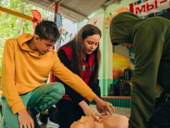 Движение Первых и Российский Красный Крест  в ДОЛ им. Зои Космодемьянской