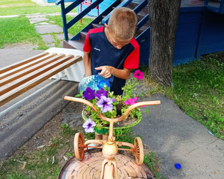 Волонтеры в ДОЛ им. Заслонова ст.Комсомольск