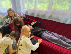 В лагере проходят занятия с психологом