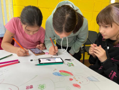 В лагере проходят занятия с психологом