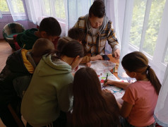 Отрядное дело 5 отряда: &laquo;Мы рисуем ЗОЖ&raquo;