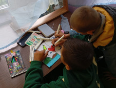 Отрядное дело 5 отряда: &laquo;Мы рисуем ЗОЖ&raquo;