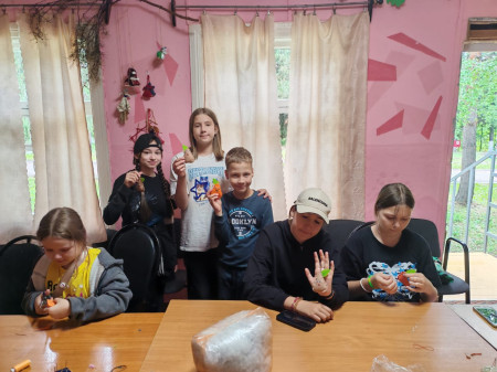  Мастерская мягких чудес в нашем лагере! 